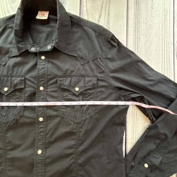 True Religion Western Pearl Snap Shirt - XL Men's Long Sleeve Cowboy Ranch - Picture 5 of 8